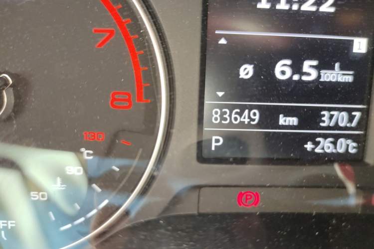 Used Audi A3 2019 Limousine 35 TFSI Ambition China VI Odometer Close Up