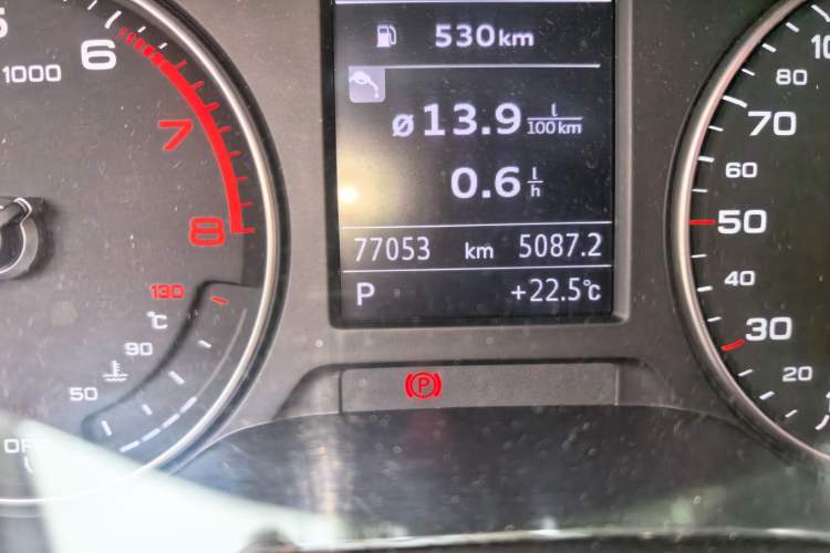 Used Audi A3 2019 Limousine 35 TFSI Ambition China VI Odometer Close Up