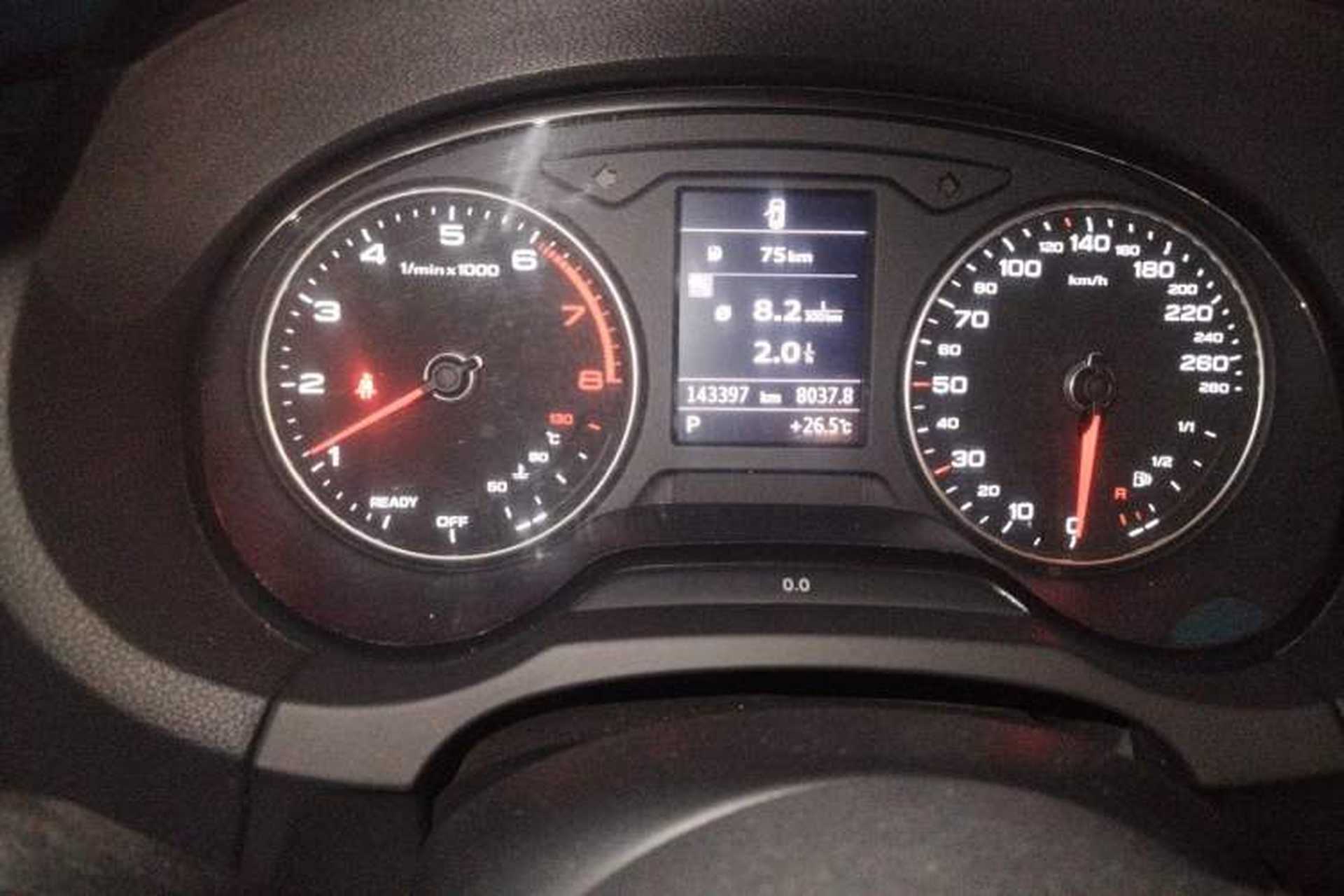 Used Audi A3 2019 Limousine 35 TFSI Ambition China V Odometer Close Up