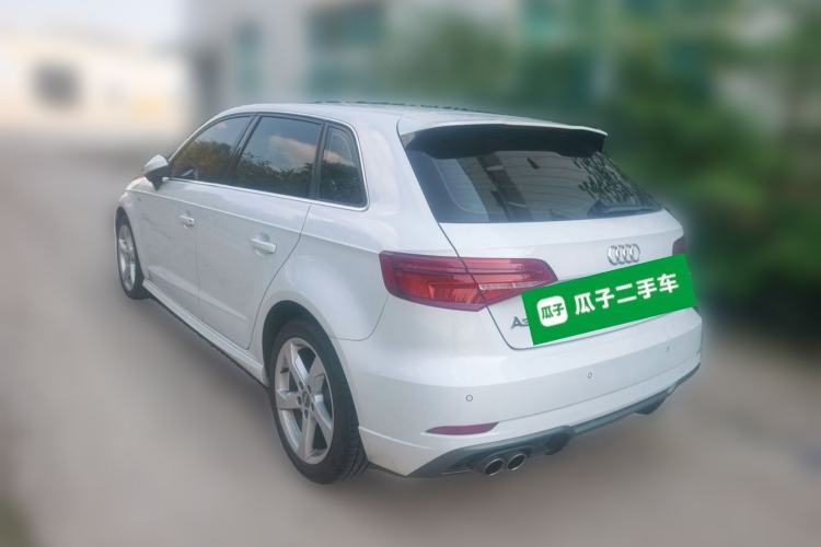 Used Audi A3 2019 Sportback 35 TFSI Fashion Edition China VI Emission Standard Rear Left 45 Deg