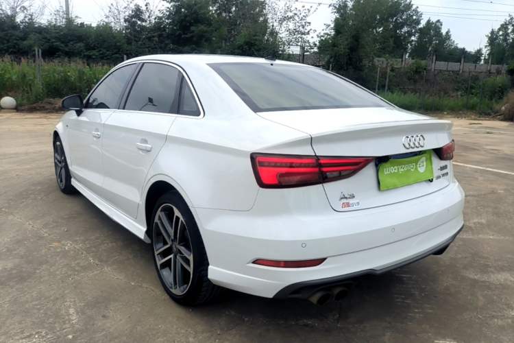 Used Audi A3 2019 Limousine 35 TFSI Sport Edition China V Emission Standard Rear Left 45 Deg