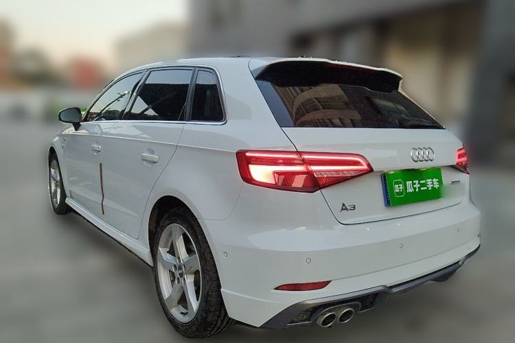 Used Audi A3 2019 Sportback 35 TFSI Fashion Edition China VI Emission Standard Rear Left 45 Deg