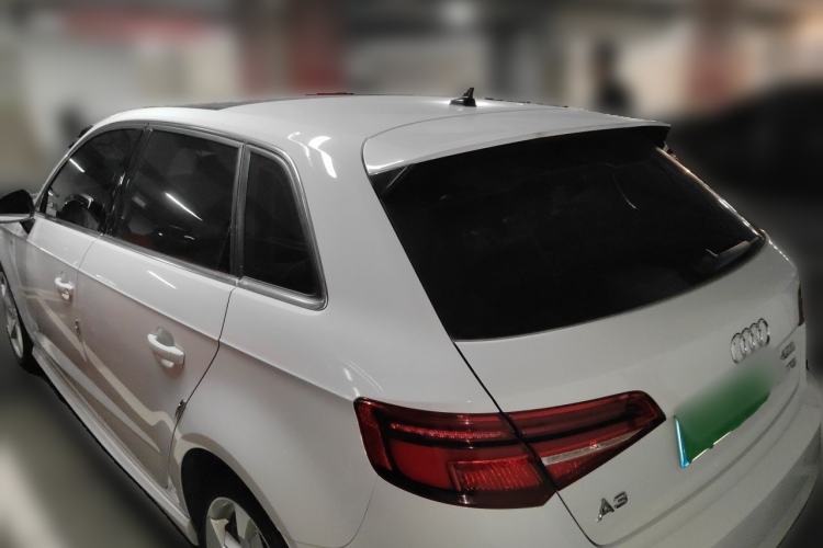 Used Audi A3 2019 Sportback 35 TFSI Fashion Edition China VI Emission Standard Rear Left 45 Deg