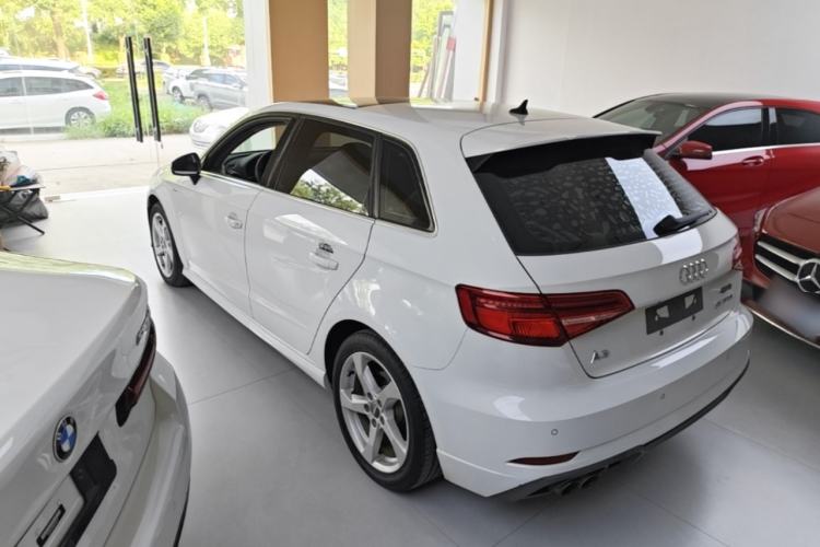 Used Audi A3 2019 Sportback 35 TFSI Fashion Edition China VI Emission Standard Rear Left 45 Deg