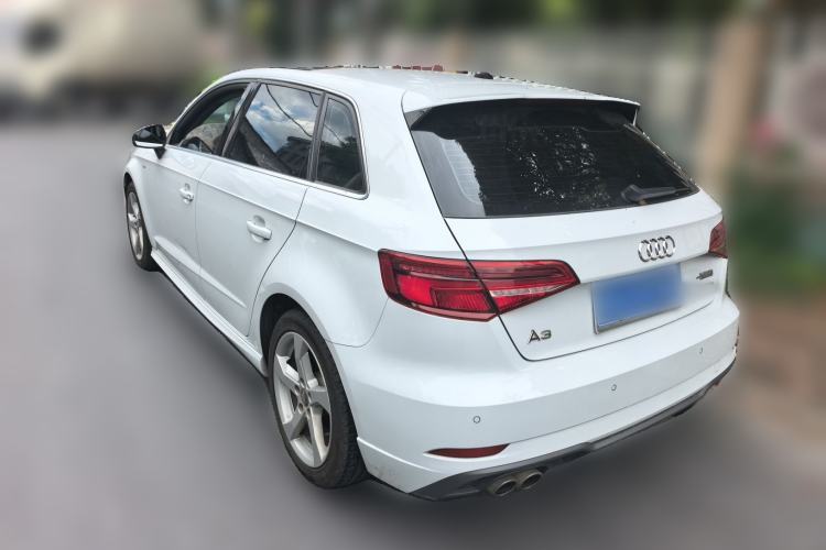Used Audi A3 2019 Sportback 35 TFSI Fashion Edition China VI Emission Standard Rear Left 45 Deg