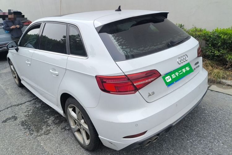 Used Audi A3 2019 Sportback 35 TFSI Fashion Edition China VI Emission Standard Rear Left 45 Deg