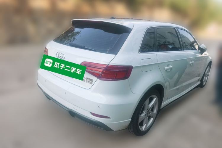 Used Audi A3 2019 Sportback 35 TFSI Fashion Edition China VI Emission Standard Rear Right 45 Deg
