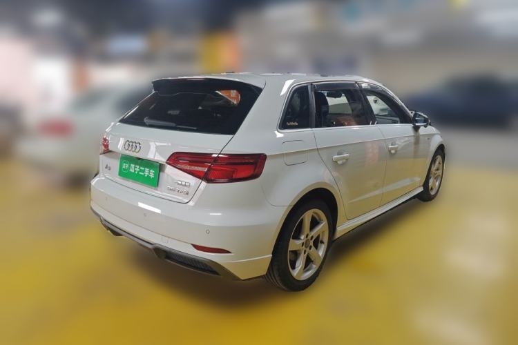 Used Audi A3 2019 Sportback 35 TFSI Fashion Edition China VI Emission Standard Rear Right 45 Deg