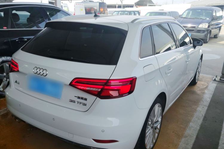 Used Audi A3 2019 Sportback 35 TFSI Style Edition China VI Emission Standard Rear Right 45 Deg
