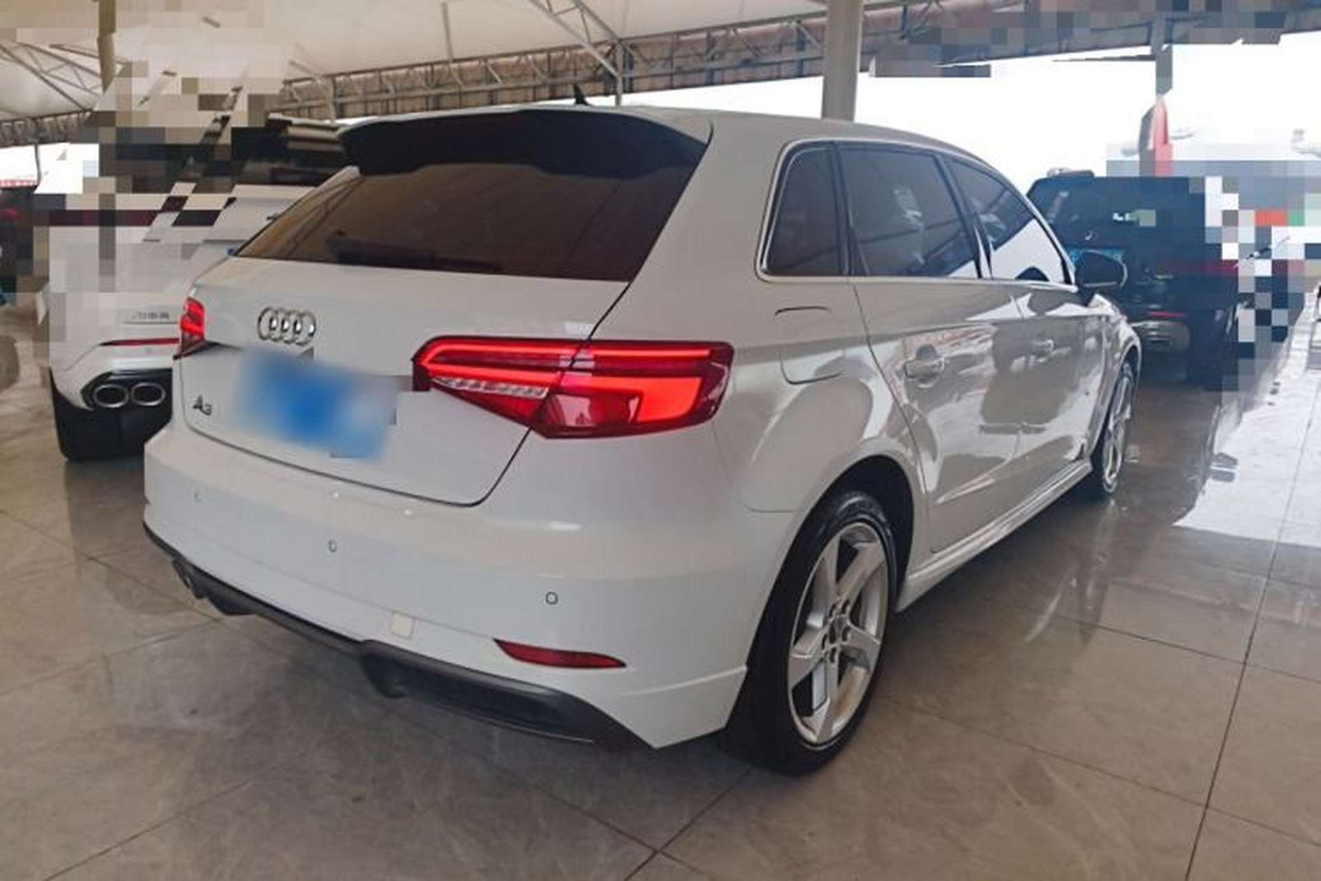 Used Audi A3 2019 Sportback 35 TFSI Fashion Edition China VI Emission Standard Rear Right 45 Deg