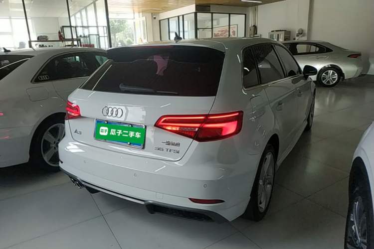 Used Audi A3 2019 Sportback 35 TFSI Fashion Edition China V Rear Right 45 Deg