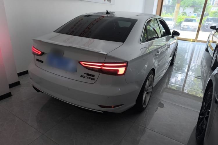 Used Audi A3 2019 Limousine 40 TFSI Style Edition China V Emission Standard Rear Right 45 Deg