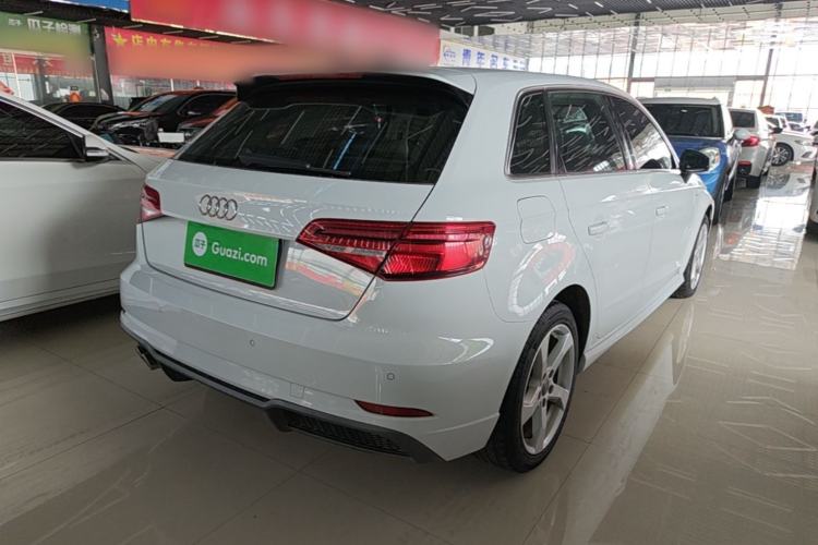 Used Audi A3 2019 Sportback 35 TFSI Fashion Edition China VI Emission Standard Rear Right 45 Deg