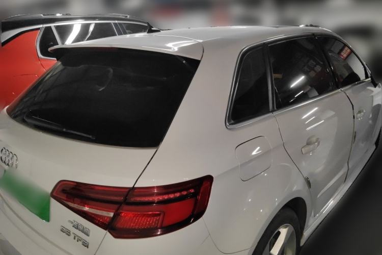Used Audi A3 2019 Sportback 35 TFSI Fashion Edition China VI Emission Standard Rear Right 45 Deg