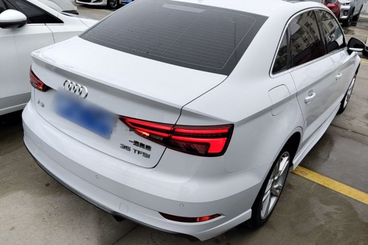 Used Audi A3 2019 Limousine 35 TFSI Fashion Edition China VI Emission Standard Rear Right 45 Deg