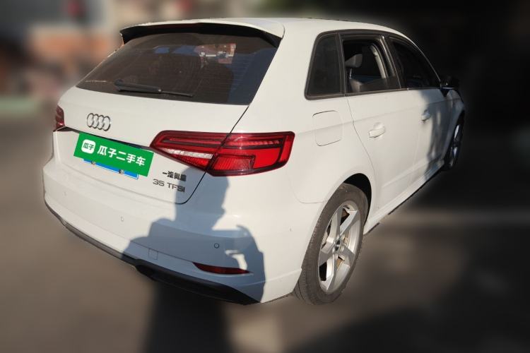 Used Audi A3 2019 Sportback 35 TFSI Fashion Edition China VI Emission Standard Rear Right 45 Deg