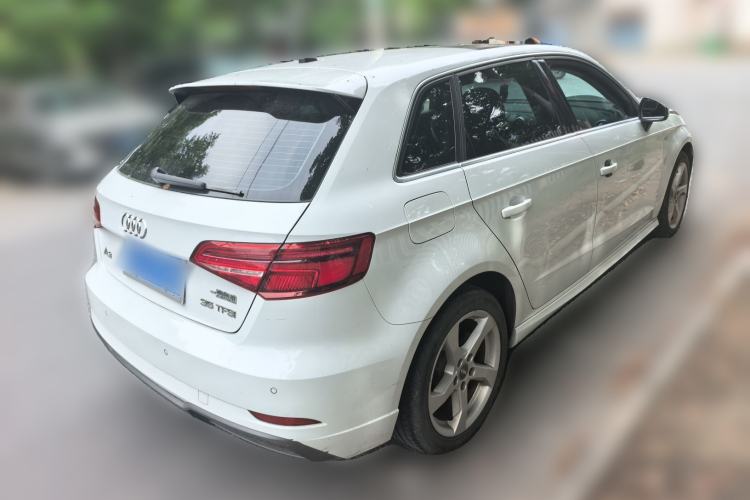 Used Audi A3 2019 Sportback 35 TFSI Fashion Edition China VI Emission Standard Rear Right 45 Deg