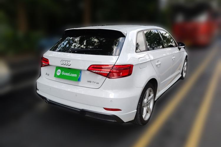 Used Audi A3 2019 Sportback 35 TFSI Fashion Edition China VI Emission Standard Rear Right 45 Deg