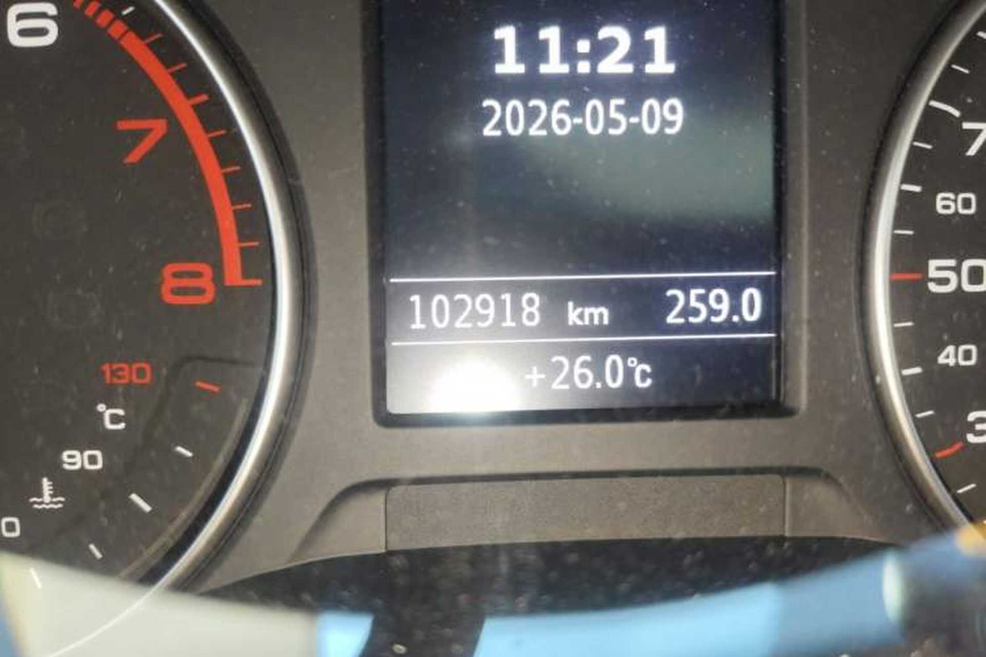 Used Audi A3 2020 Limousine 35 TFSI Fashion Edition China VI Emission Standard Odometer Close Up