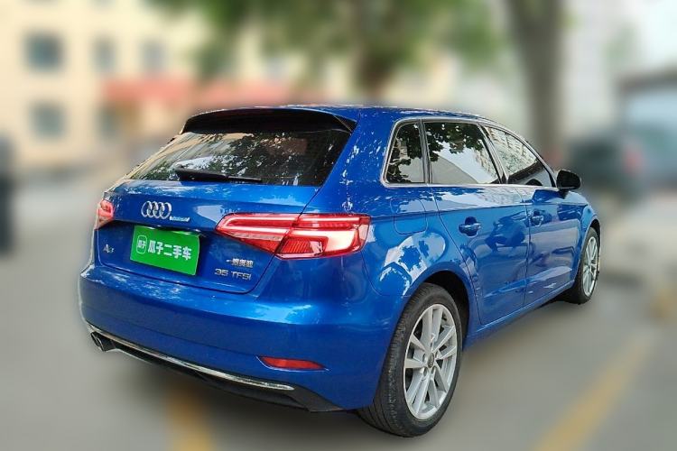 Used Audi A3 2020 Sportback 35 TFSI Ambition China VI Rear Right 45 Deg