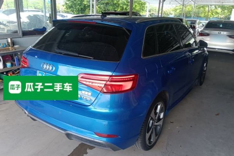 Used Audi A3 2020 Sportback 35 TFSI Sporty Model China VI Rear Right 45 Deg