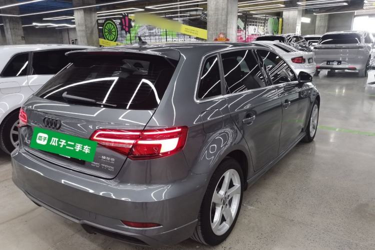 Used Audi A3 2020 Sportback 35 TFSI Fashion Edition China VI Emission Standard Rear Right 45 Deg