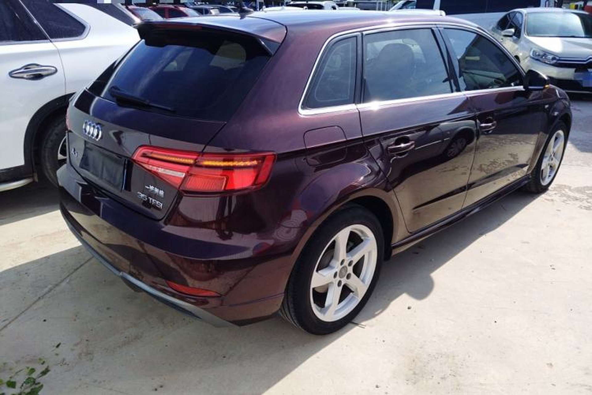 Used Audi A3 2020 Sportback 35 TFSI Fashion Edition China VI Emission Standard Rear Right 45 Deg