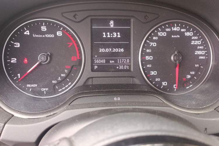 Used Audi A3 2020 Limousine 35 TFSI Ambition China VI Odometer Close Up