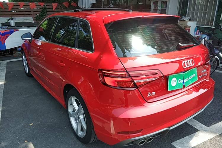 Used Audi A3 2020 Sportback 35 TFSI Fashion Edition China VI Emission Standard Rear Left 45 Deg