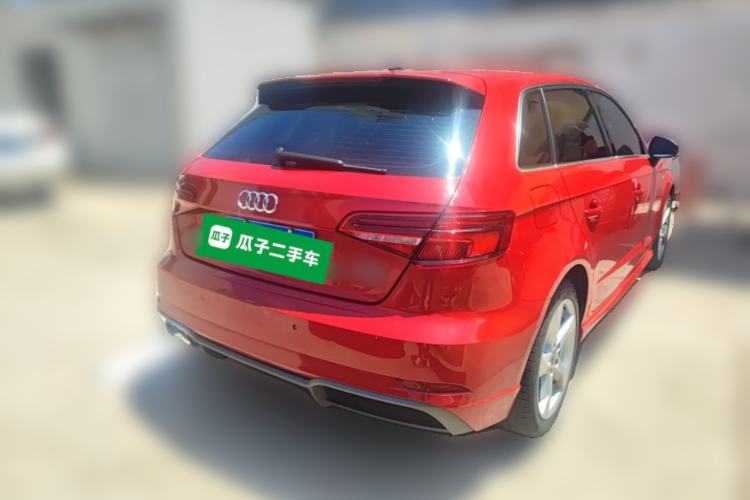Used Audi A3 2020 Sportback 35 TFSI Fashion Edition China VI Emission Standard Rear Right 45 Deg