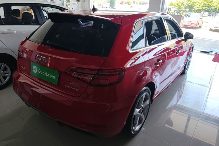 Used Audi A3 2020 Sportback 35 TFSI Fashion Edition China VI Emission Standard Rear Right 45 Deg