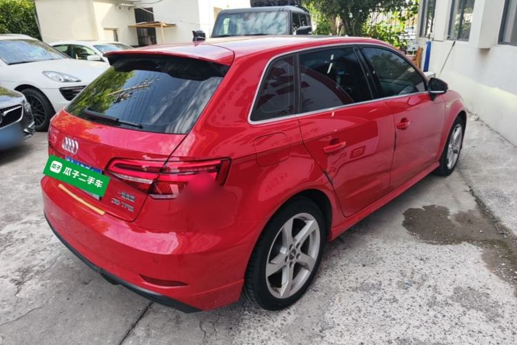 Used Audi A3 2020 Sportback 35 TFSI Fashion Edition China VI Emission Standard Rear Right 45 Deg