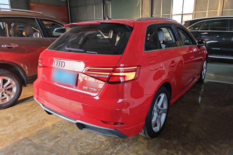Used Audi A3 2020 Sportback 35 TFSI Fashion Edition China VI Emission Standard Rear Right 45 Deg