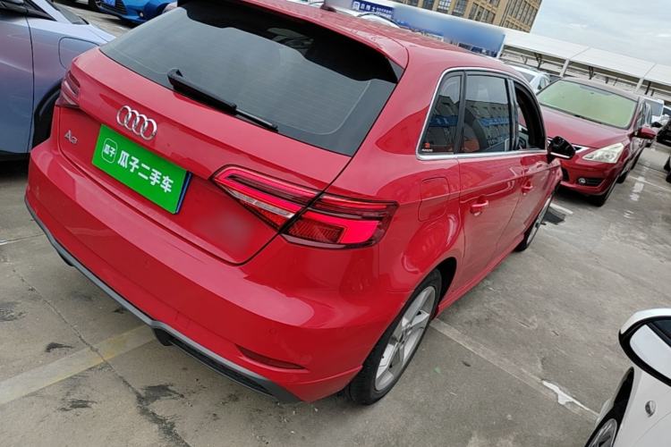 Used Audi A3 2020 Sportback 35 TFSI Fashion Edition China VI Emission Standard Rear Right 45 Deg