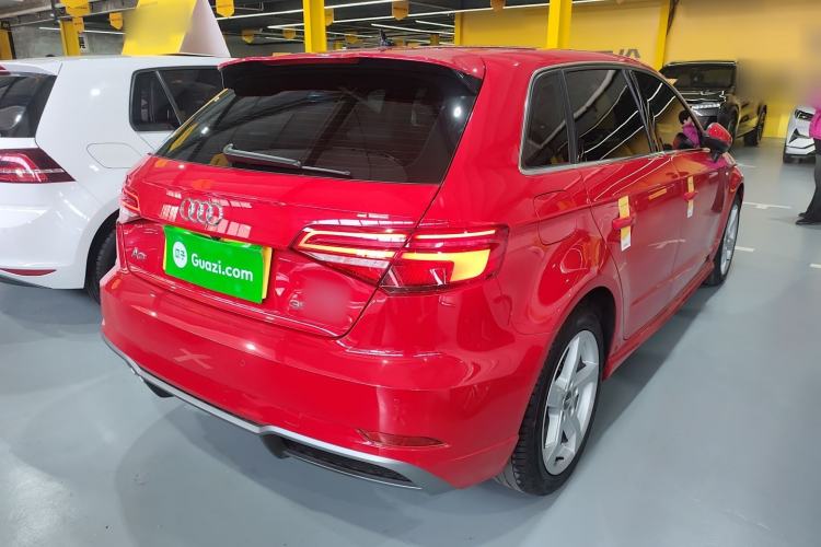 Used Audi A3 2020 Sportback 35 TFSI Fashion Edition China VI Emission Standard Rear Right 45 Deg