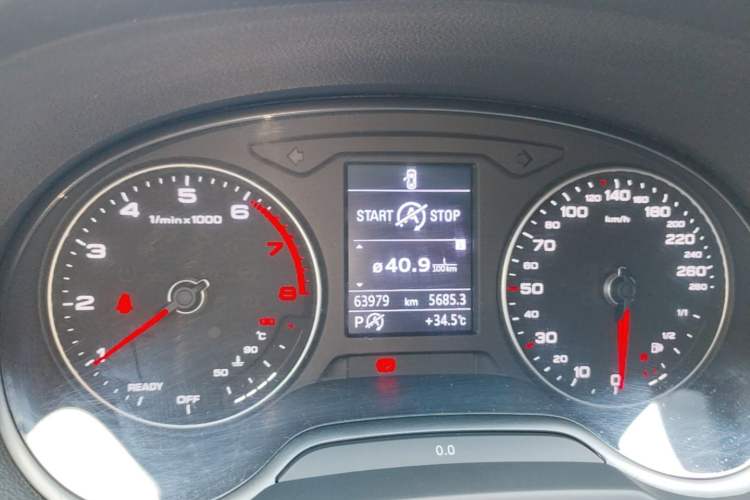 Used Audi A3 2020 Limousine 35 TFSI Fashion Edition China VI Emission Standard Instrument Cluster