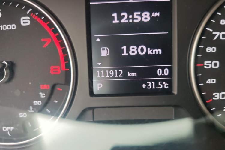 Used Audi A3 2020 Restyled Limousine 35 TFSI Ambition Version China VI Odometer Close Up