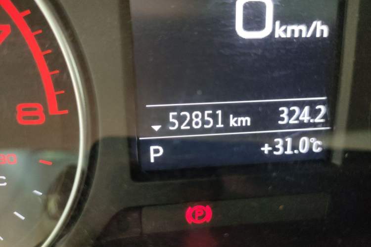 Used Audi A3 2020 Restyled Limousine 35 TFSI Ambition Version China VI Odometer Close Up