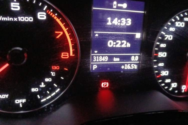 Used Audi A3 2020 Restyled Limousine 35 TFSI Ambition Version China VI Odometer Close Up