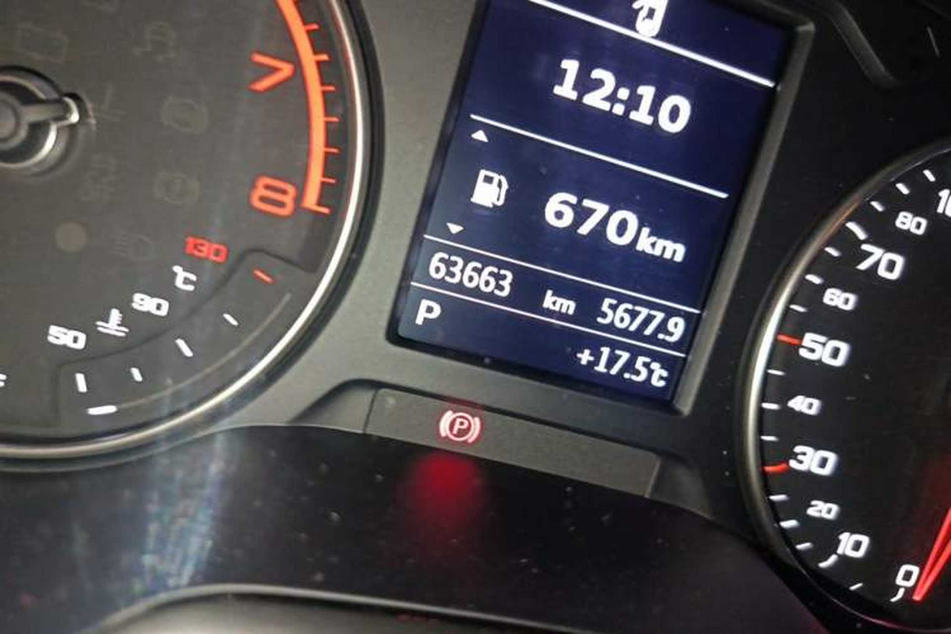 Used Audi A3 2020 Sportback 35 TFSI Fashion Edition China VI Emission Standard Odometer Close Up