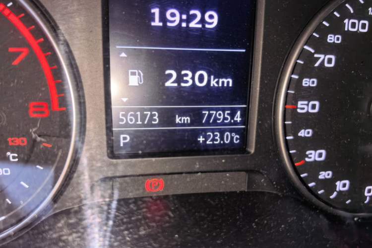 Used Audi A3 2020 Restyled Limousine 35 TFSI Ambition Version China VI Odometer Close Up