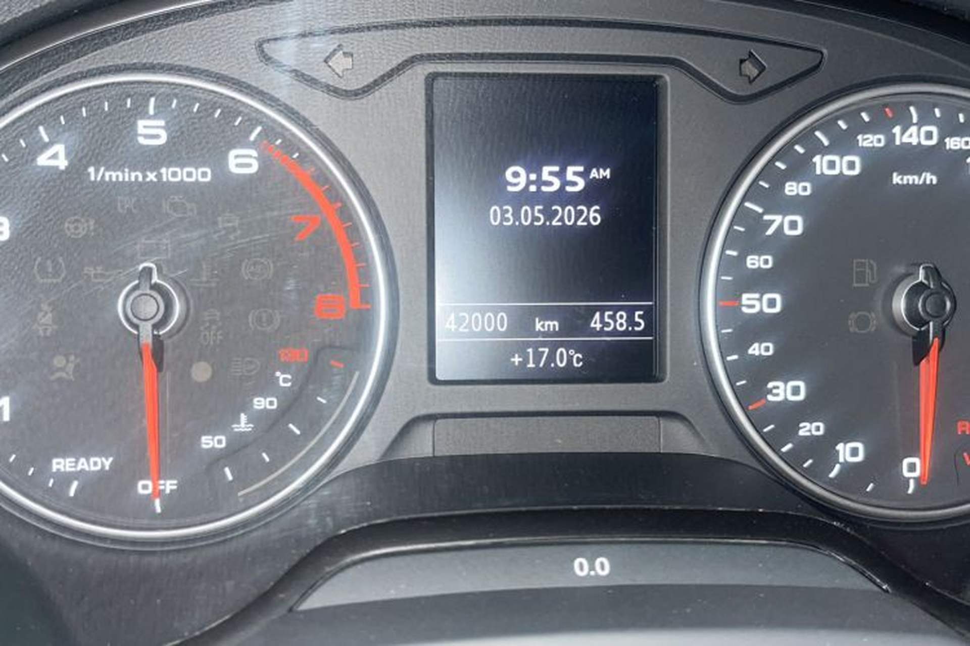 Used Audi A3 2020 Sportback 35 TFSI Fashion Edition China VI Emission Standard Odometer Close Up