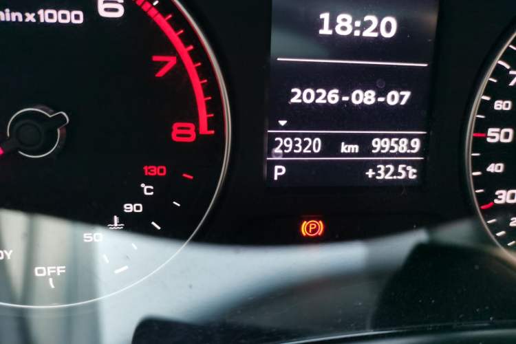 Used Audi A3 2020 Restyled Limousine 35 TFSI Ambition Version China VI Odometer Close Up