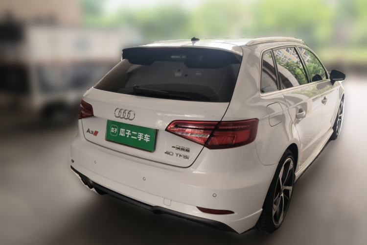 Used Audi A3 2020 Sportback 40 TFSI Style Edition China VI Emission Standard Rear Right 45 Deg