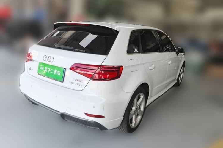 Used Audi A3 2020 Sportback 35 TFSI Fashion Edition China VI Emission Standard Rear Right 45 Deg