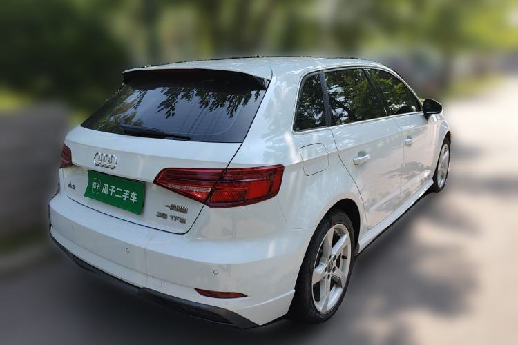 Used Audi A3 2020 Sportback 35 TFSI Fashion Edition China VI Emission Standard Rear Right 45 Deg