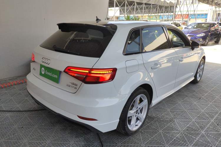 Used Audi A3 2020 Sportback 35 TFSI Fashion Edition China VI Emission Standard Rear Right 45 Deg