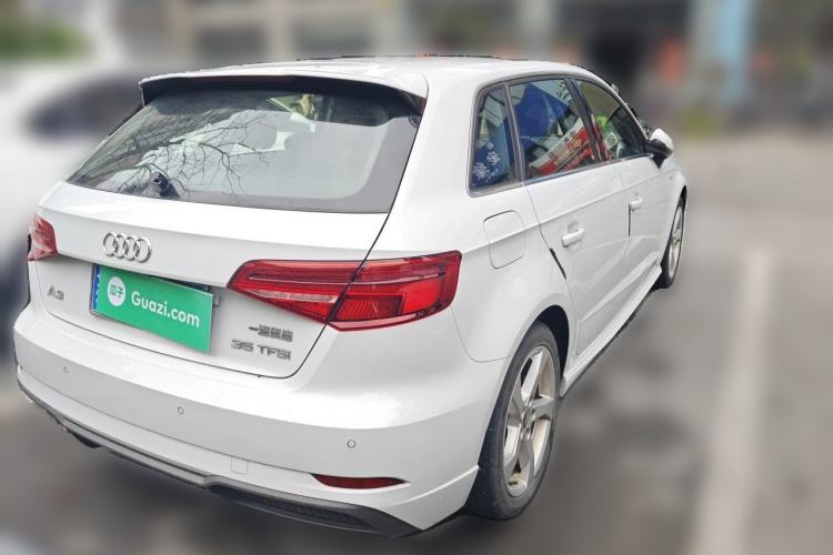 Used Audi A3 2020 Sportback 35 TFSI Fashion Edition China VI Emission Standard Rear Right 45 Deg