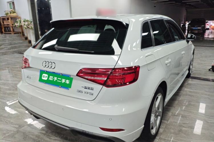 Used Audi A3 2020 Sportback 35 TFSI Fashion Edition China VI Emission Standard Rear Right 45 Deg