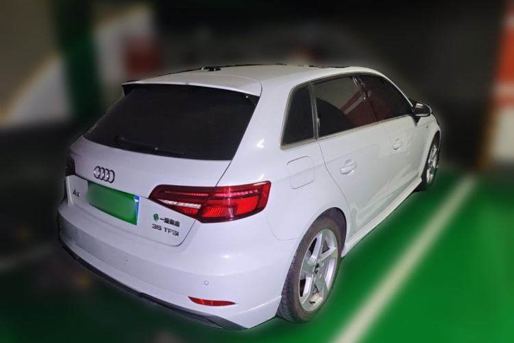 Used Audi A3 2020 Sportback 35 TFSI Fashion Edition China VI Emission Standard Rear Right 45 Deg